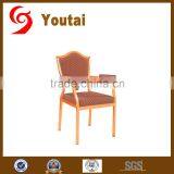 steel frame banquet arm chair