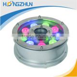 Best price 9w led underwater light 12v/24v Epistar chip IP68 lamp made in zhongshan city