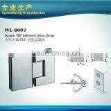 Hinge for Glass Door Square 90 Degrees Bathroom Glass Clamp thumbnail-3