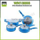 6pcs New Arrival Fashion Design Quality Assurance Die Casting Aluminum Cookware