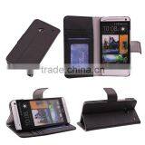 Continued Selling Wallet Stand Travel Case Cover Skin for HTC One m7 in Stone Line
