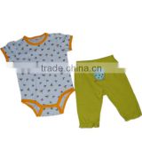 Babyland New Products Baby Romper Clothes Short Sleeve Cotton Clothing Free Drop Shipping