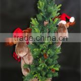 XM-A6075B 44 inch two reindeers hugging the tree for christmas decoration