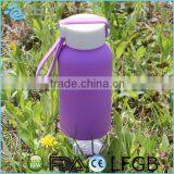 PC Plastic Water Bottle With Silicone Cover thumbnail-1