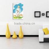 DIY Cute Decorative Digital Glass Wall Clock Cheap