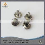 Classic double rivet for shoes and garments