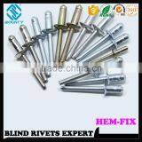 HIGH QUALITY HOT SELLING FACTORY WEATHER-PROOF SEAL HEM TYPE POP RIVETS FOR AUTOMOTIVE thumbnail-1