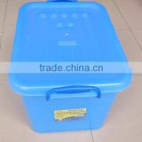 Colorful plastic storage box/container with wheels
