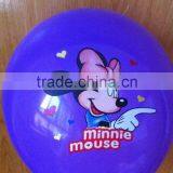 12 inches round shape minne mouse printed latex balloon for party