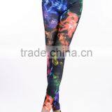 Smoke Print Seamless Leggings thumbnail-1
