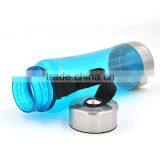 Blue Color BPA Free 650ML Plastic Water Bottle With Metal Lid thumbnail-6