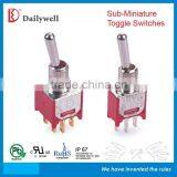 DPDT 6P SPDT 3P Miniature Toggle Switch thumbnail-2