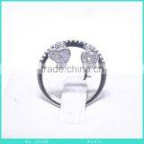 Silver 925 Heart and Key Dangle Charm Ring Hot Sell Cheap Price Silver Ring Jewelry thumbnail-2