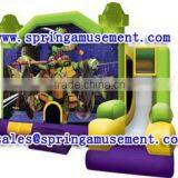 Latest Design and Cheap Inflatable TURTLES Combo, Inflatable Jumping Castle, Inflatable Slip and Slide