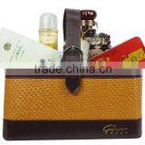 New Year Gift Leather Storage Basket Basket Christmas Basket Basket Leather Home Furnishing Storage Basket Basket Hotel thumbnail-1