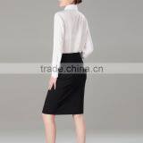 Women's Color-Block Silk 100% Top Blouse Shirt OEM ODM Type Clothing Factory Manufacturer From Guangzhou thumbnail-5
