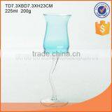 220ml Colored Crooked Stem Champagne Stemmed Glass thumbnail-2