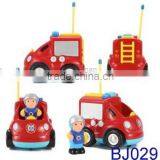 2ch Cartoon R/C Fire Truck Radio Control Toy for Toddlers With Light and Music thumbnail-2