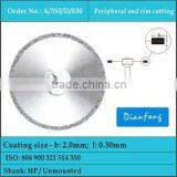 Diameter 35mm HP Shank Solid Rim Cutting Abraisve Diamond Discc