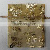 HOT SALE Red Printed Organza Gift Bag thumbnail-4
