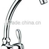 Factory Supplier, Single Cold Long Neck Kitchen Sink Faucet Mixer Tap, Single Cold Brass Faucet ,single Cold Water Tap, Cold Tap