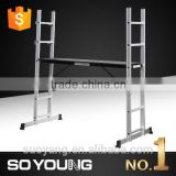 Hot sales aluminium walk through scaffolding frames 6063T5 EN131 certificate SGS