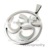 Laser Cut Stainless Steel OM Make Custom Pendants