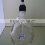 glass lotion bottle with pump cap