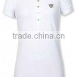 2013 newly top brand fashion polo dress top qaulity pique cotton factory