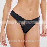 China Wholesale Swim Wear Bikini Gold Supplier Custom Fashion One Shoulder Bralette Hipster Cut Sexi Open Bikini thumbnail-4