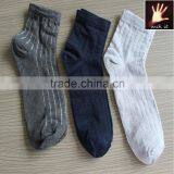 Linen Stripe Breathable Comfortable Antibacterial Antibacterial Men Socks