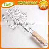 Non Stick Barbecure Corn Adjustable BBQ Grill Basket thumbnail-1