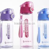 BPA Free stylish sports plastic water bottle with different colors