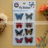 Beautiful 3D butterfly laser sticker decal paper various styles