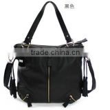 women gender and shoulder bag style PU leather bag with tassel zip decoration