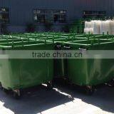 1100Litre Wleelie Bins in Public Area for Garbage Collections/outdoor Rubbish Cans With Lid thumbnail-4