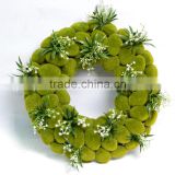 New Style Of Pellet Wreath In Fresh Green