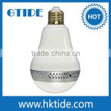 Mobile Phone Use Pulse bluetooth speaker with led bulb