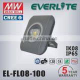 50-100W Die-casting Led Floodlight With IP65 Cob Flood Light 100W