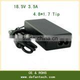 Replacement Laptop ac Adapter for HP/Compaq 18.5V 3.5A 65W thumbnail-1