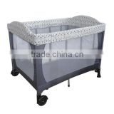 Lovely design foldable baby playpen,baby play yard,baby travel cot and kids play yard