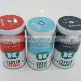 Round Metal Airtight Tea Tins Wholesale thumbnail-2