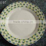 10.5''round ceramic dinner plate