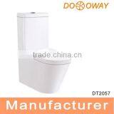Western Style Bathroom Sanitary Ware Ceramic European Market Toilet D8080A thumbnail-3