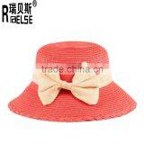 cheap summer pape straw hat sun lady hat for wholesale