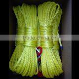 8mm x 30meters Grey Color Synthetic Winch Rope With Hook & Hawse Fairlead thumbnail-4