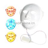 3 colors PDT led facial mask therapy ance and wrinkle removal skin led face mask