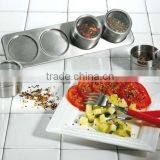 Magnetic Salt Pepper Shakers Magnetic Spice Jar Set Magnetic Condiment Set