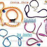 Heavy Duty 4 Feet K9 Police Paracord Dog Leash thumbnail-1