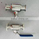 Hot Sale 3 Inch Stainless Steel 304 Food Grade Sanitary Ball Valve thumbnail-3